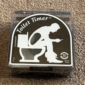 NEW TOILET TIMER by KATAMCO Funny Gag Gift for Men Husband Dad Fathers Day